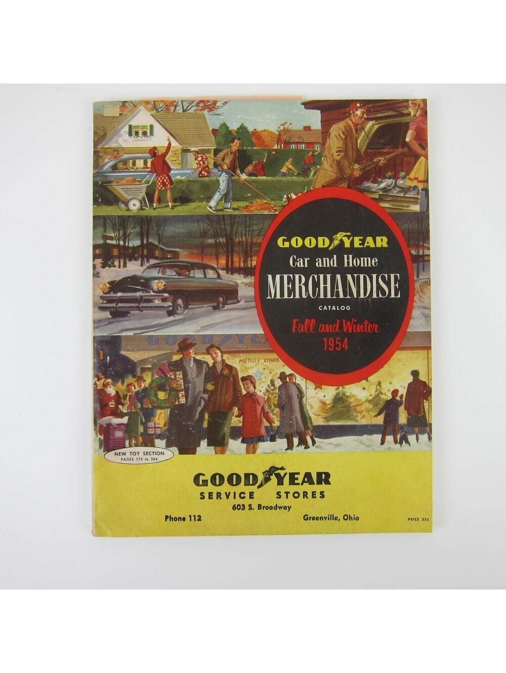 Vintage 1954 Goodyear Catalog Car & Home Merchandise Tires Toys Appliances Bikes